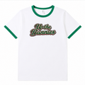 Up the Bunnies Green & White Unisex Ringer T-Shirt