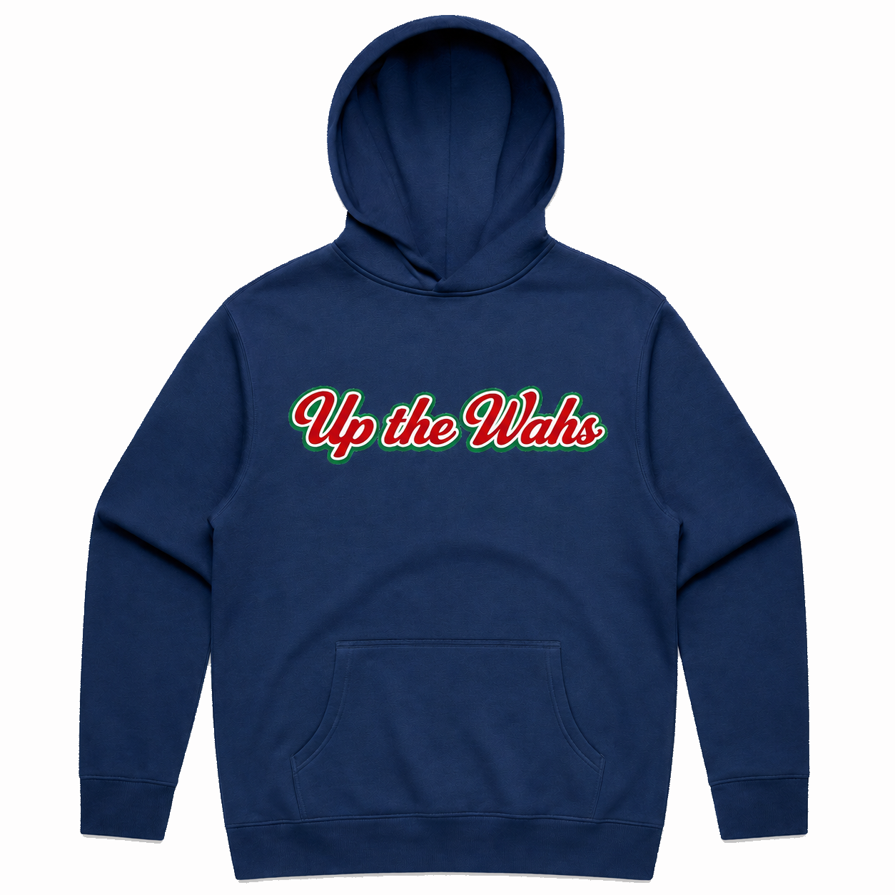 Up the Wahs Cobalt Blue Mens Hoody