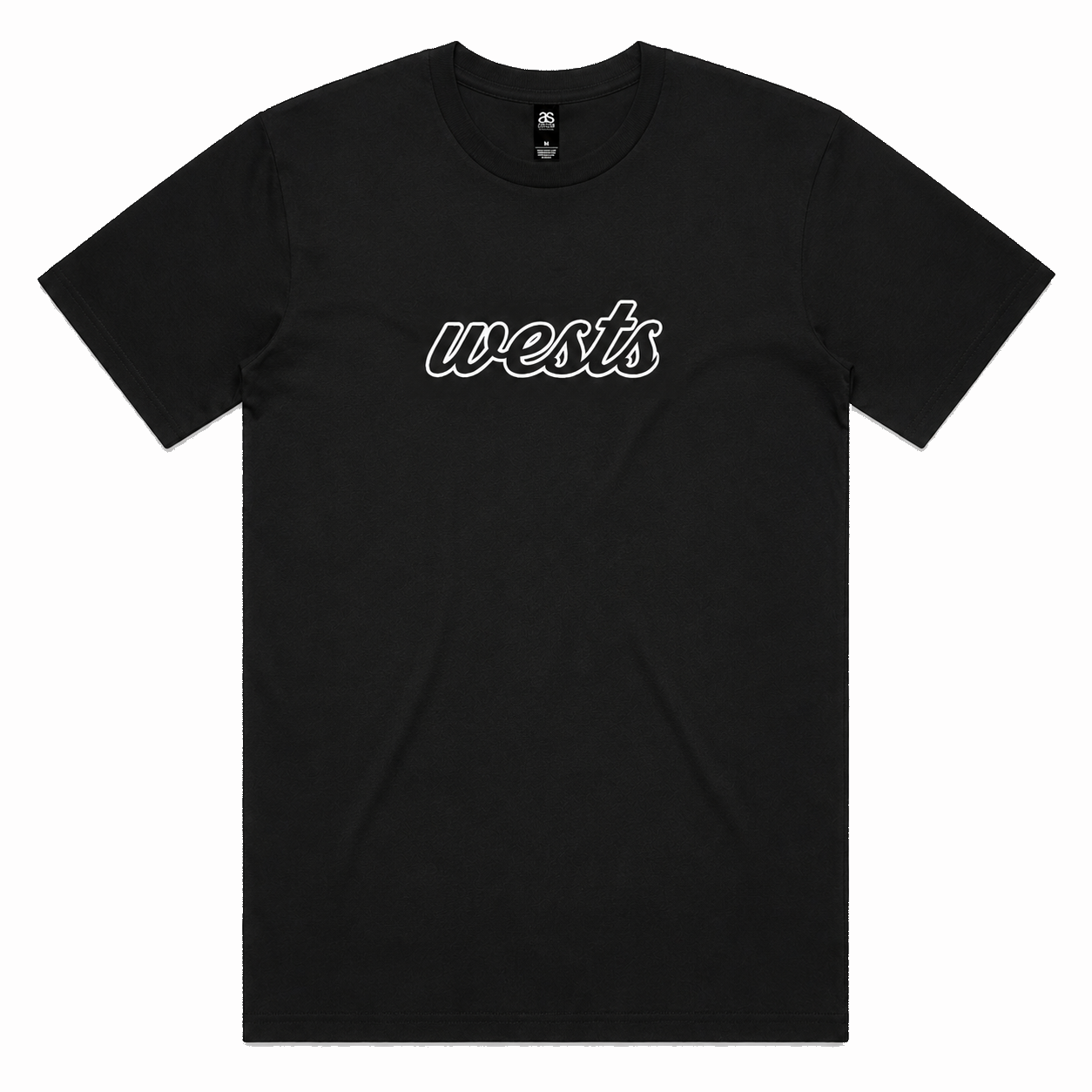 Wests Black Mens T-Shirt